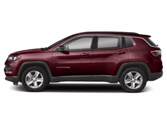 2022 Velvet Red Pearlcoat Jeep Compass Limited 4X4 SUV