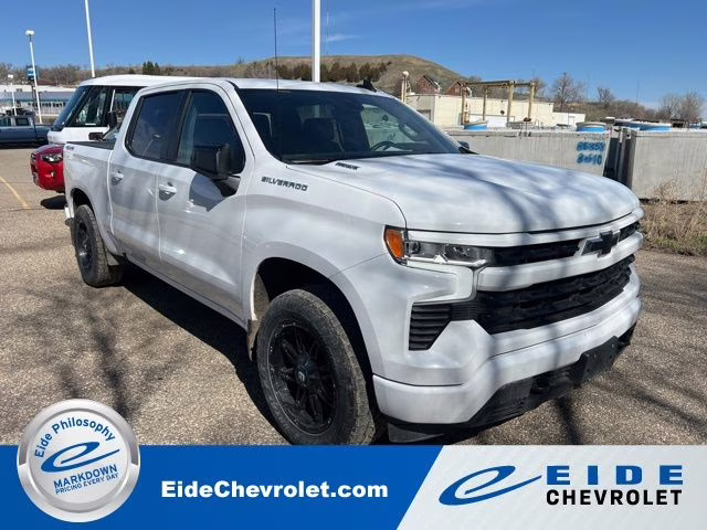2024 Summit White Chevrolet Silverado 1500 RST 4X4 Truck