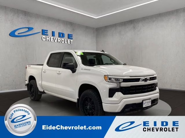2024 Summit White Chevrolet Silverado 1500 RST 4X4 Truck