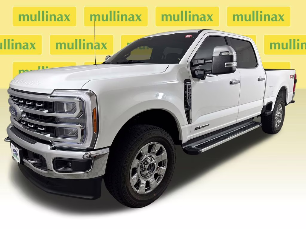 2023 White Metallic Ford Super Duty F-250 SRW Lariat 4X4 Truck