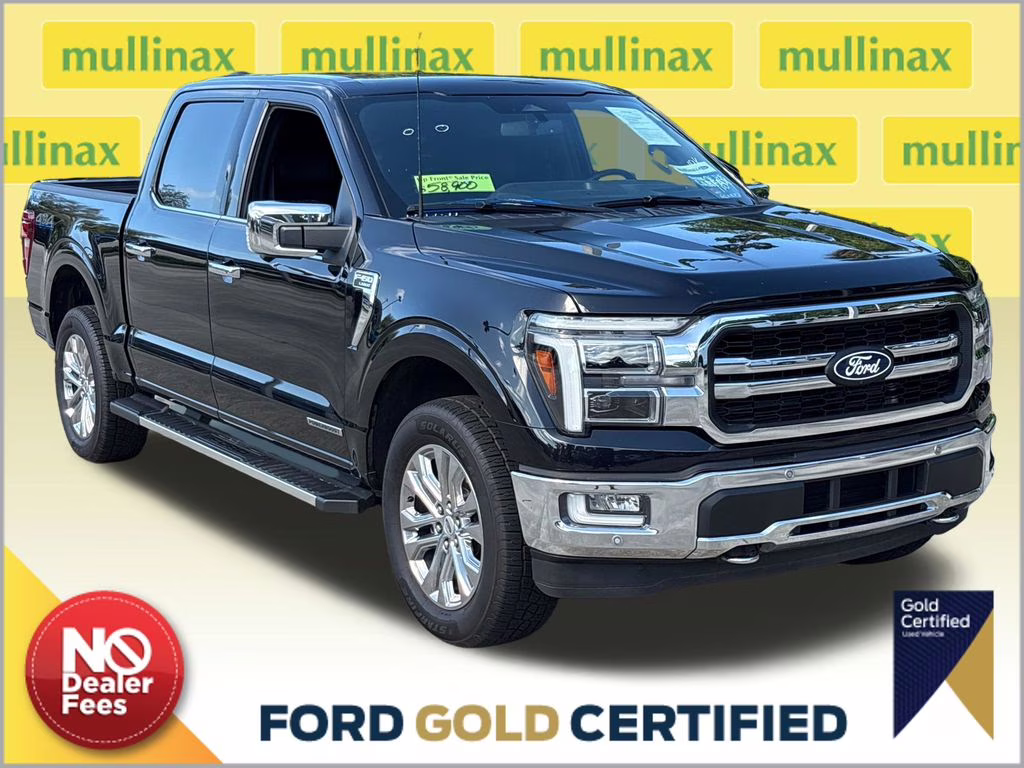 2024 Agate Black Metallic Ford F-150 Lariat 4X4 Truck