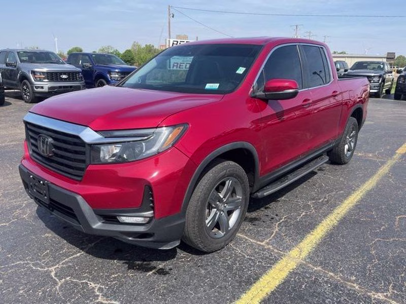 2023 Radiant Red Metallic II Honda Ridgeline RTL AWD Truck