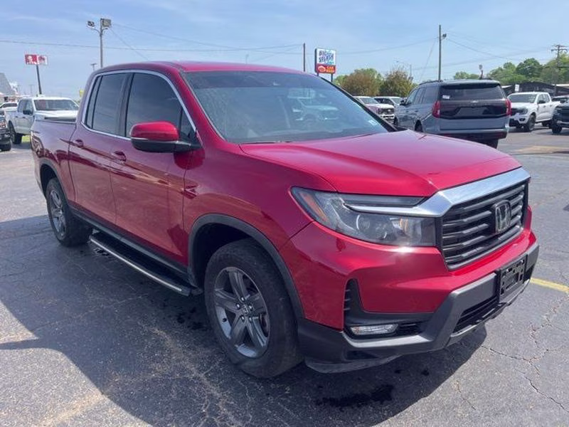 2023 Radiant Red Metallic II Honda Ridgeline RTL AWD Truck