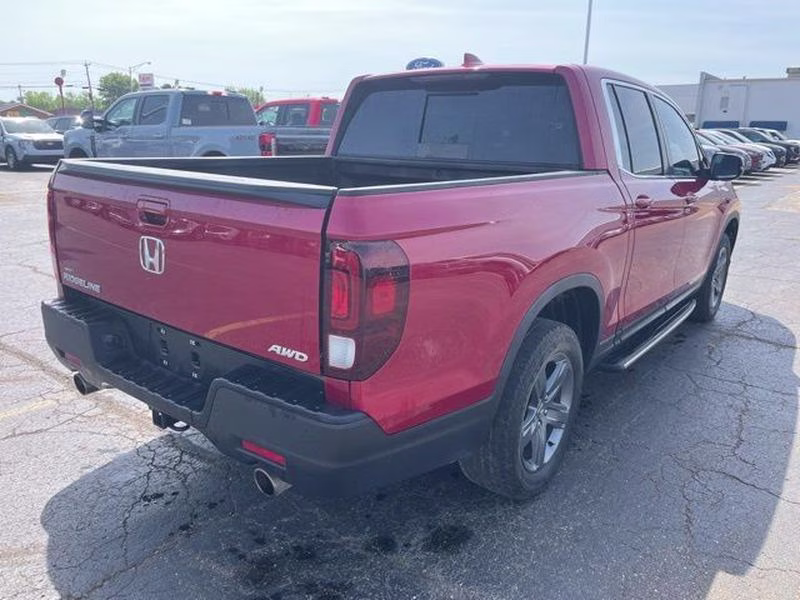 2023 Radiant Red Metallic II Honda Ridgeline RTL AWD Truck