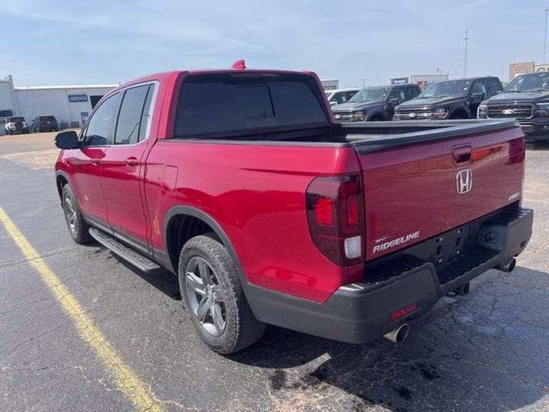 2023 Radiant Red Metallic II Honda Ridgeline RTL AWD Truck