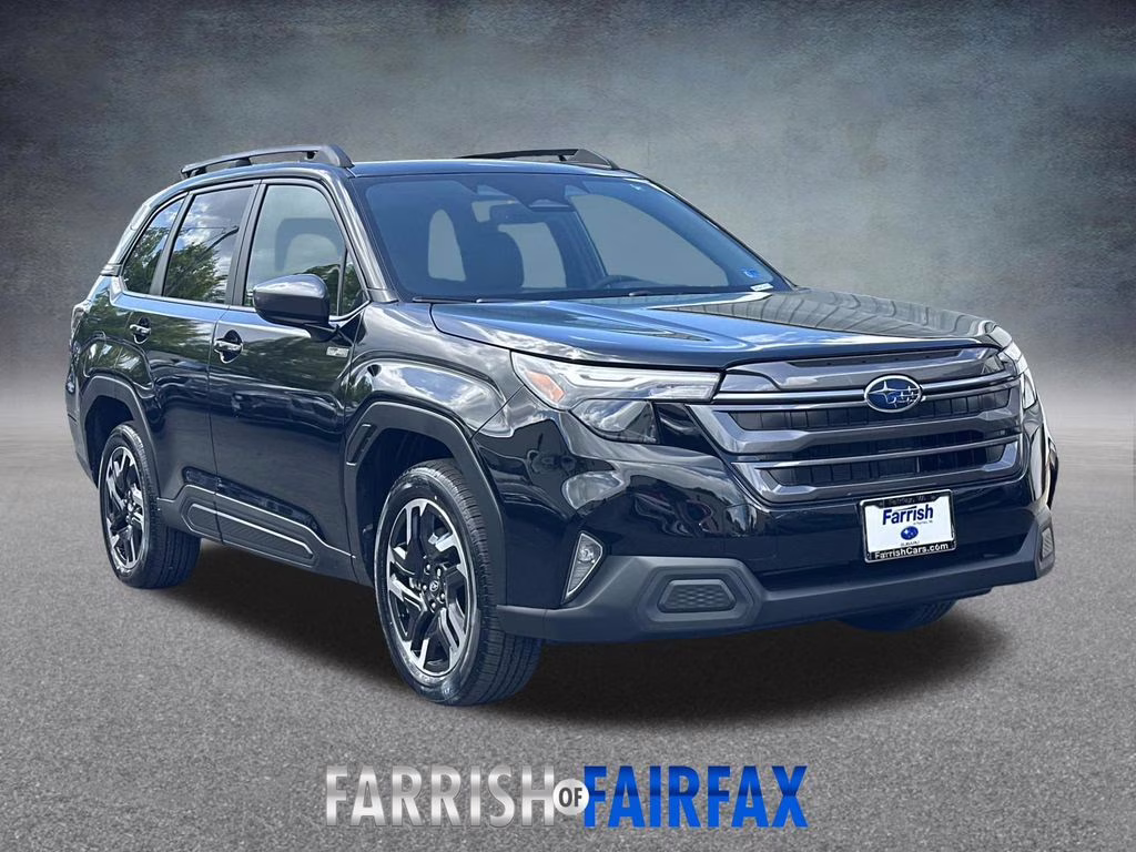 2026 Crystal Black Silica Subaru Forester Premium Hybrid AWD SUV