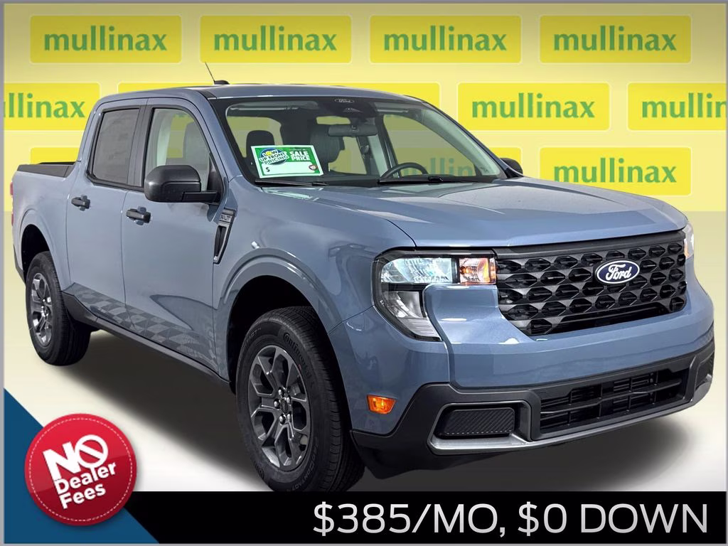 2026 Azure Gray Metallic Tri-Coat Ford Maverick XLT FWD Truck