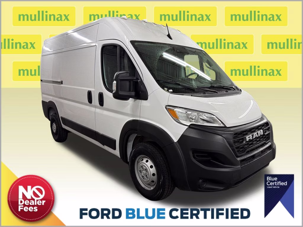 2023 Bright White Clearcoat Ram ProMaster 2500 High Roof FWD Van