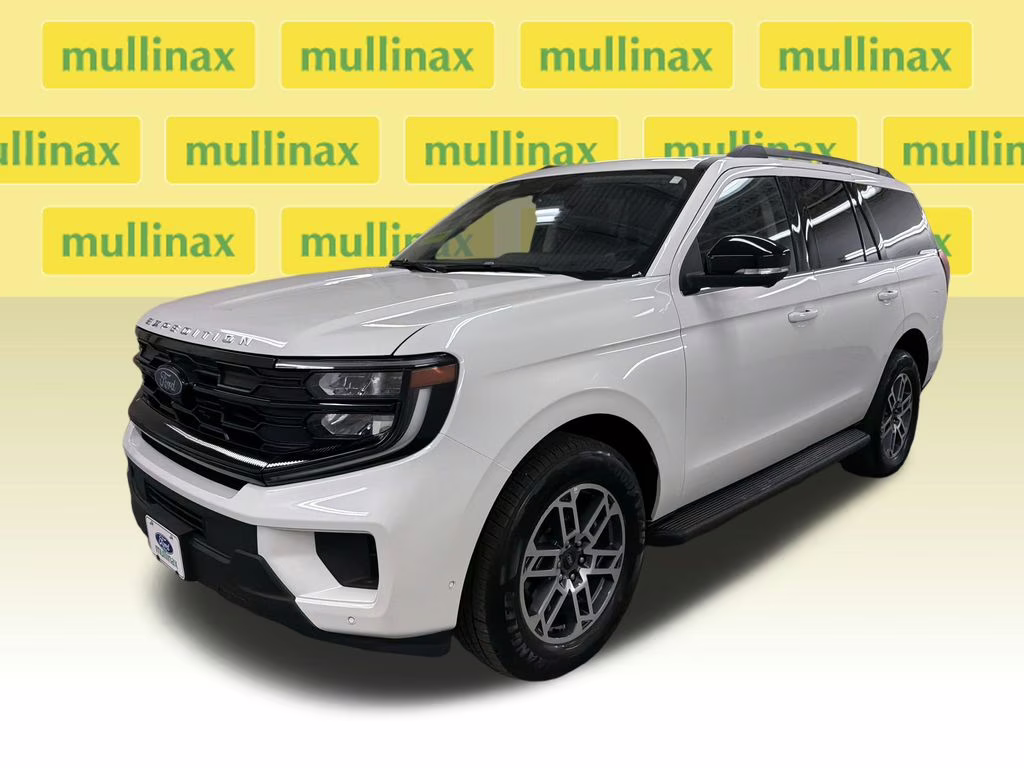 2025 Star White Metallic Tri-Coat Ford Expedition Active RWD SUV