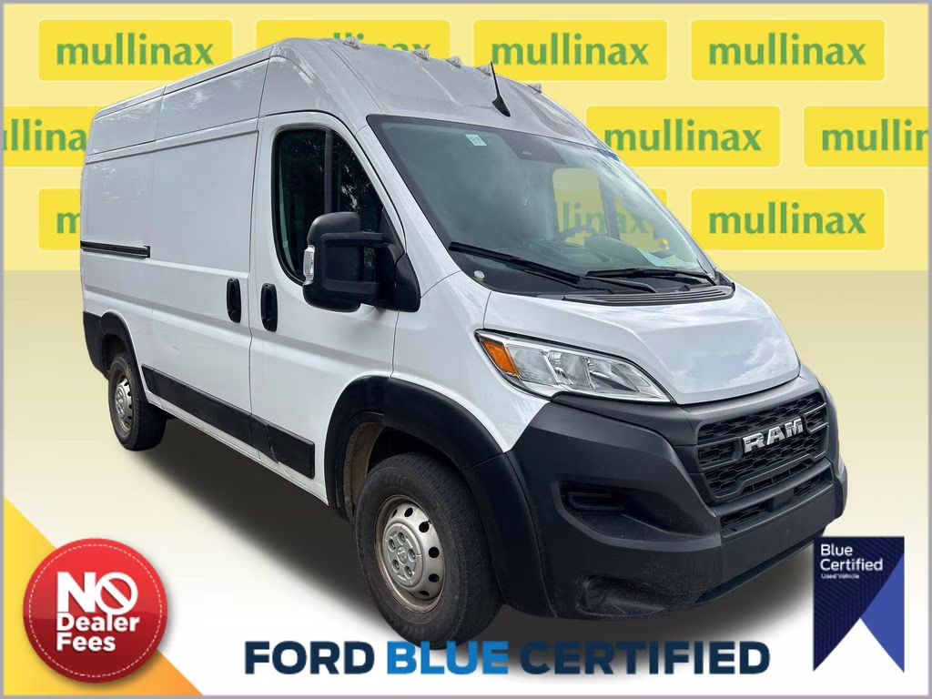 2023 Bright White Clearcoat Ram ProMaster 2500 High Roof FWD Van