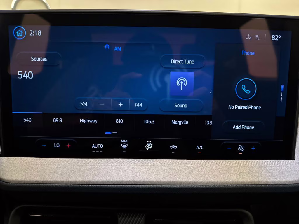 2026 Azure Gray Metallic Tri-Coat Ford Maverick XLT FWD Truck