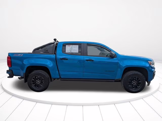 2022 Bright Blue Metallic Chevrolet Colorado Z71 4X4 Truck