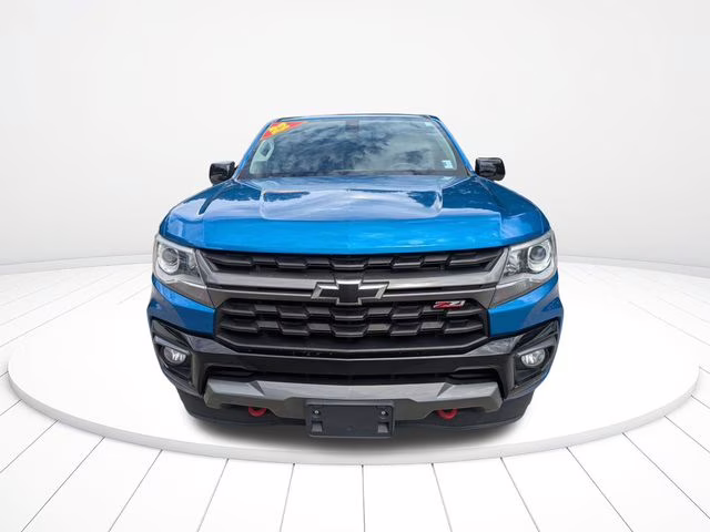 2022 Bright Blue Metallic Chevrolet Colorado Z71 4X4 Truck