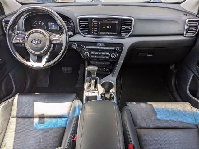 2021 Pacific Blue Kia Sportage EX AWD SUV