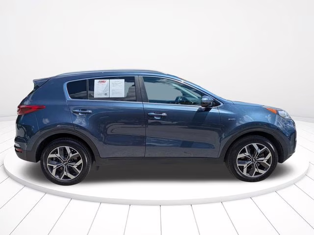 2021 Pacific Blue Kia Sportage EX AWD SUV