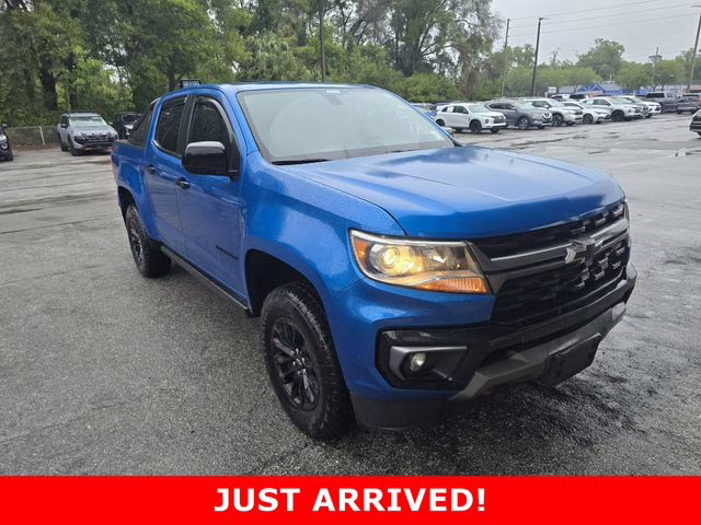2022 Bright Blue Metallic Chevrolet Colorado Z71 4X4 Truck
