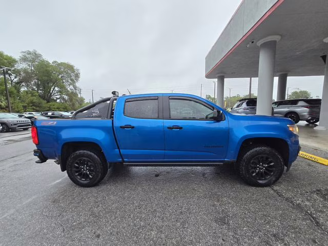 2022 Bright Blue Metallic Chevrolet Colorado Z71 4X4 Truck