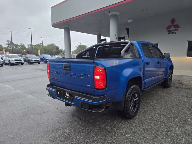 2022 Bright Blue Metallic Chevrolet Colorado Z71 4X4 Truck