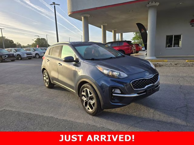 2021 Pacific Blue Kia Sportage EX AWD SUV