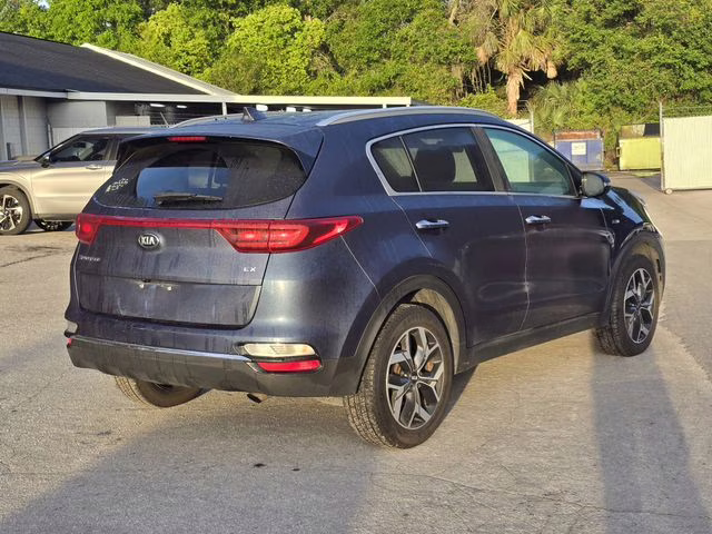 2021 Pacific Blue Kia Sportage EX AWD SUV