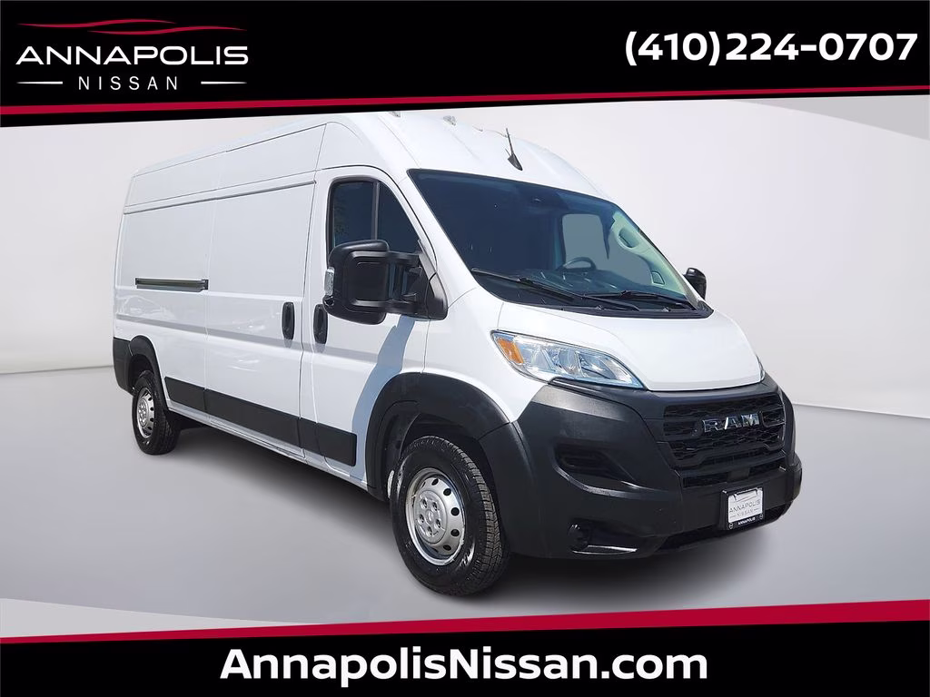 2023 Bright White Clearcoat Ram ProMaster 2500 High Roof FWD Van