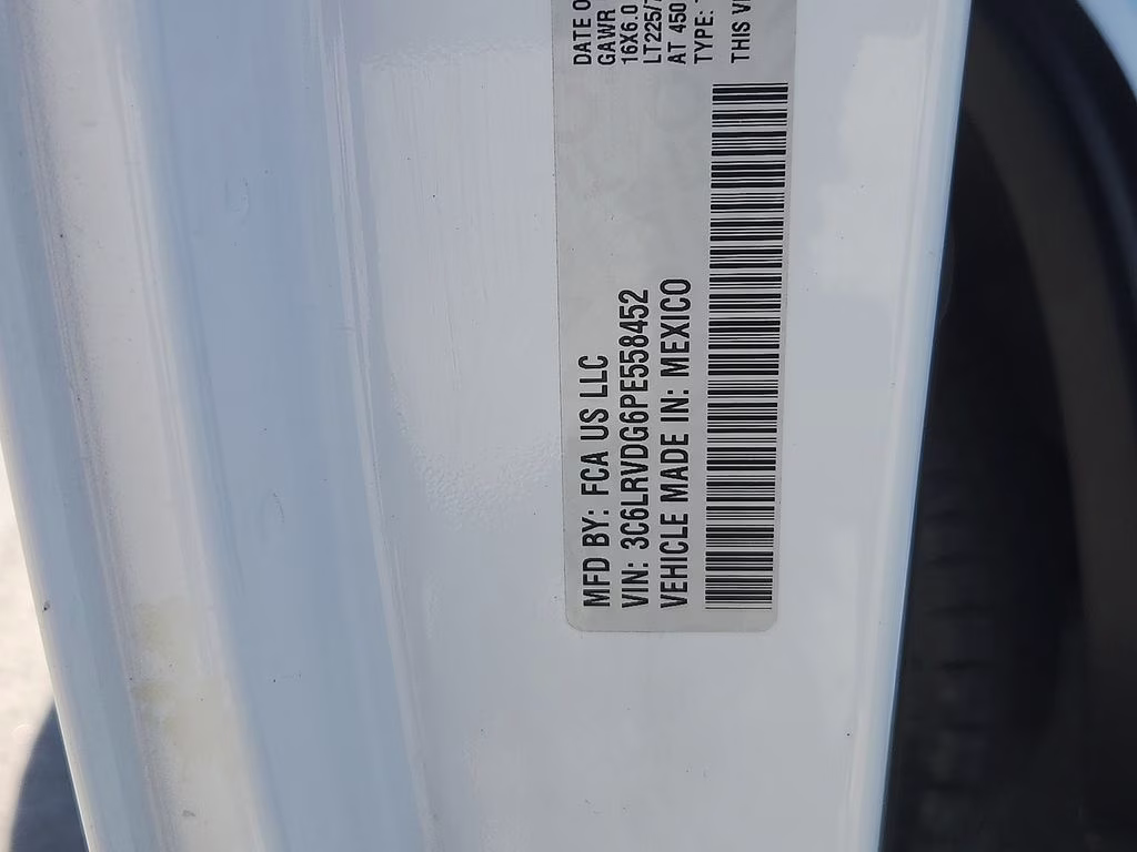 2023 Bright White Clearcoat Ram ProMaster 2500 High Roof FWD Van