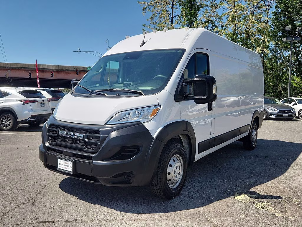 2023 Bright White Clearcoat Ram ProMaster 2500 High Roof FWD Van