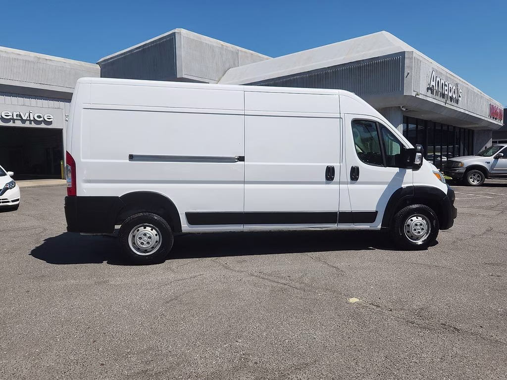 2023 Bright White Clearcoat Ram ProMaster 2500 High Roof FWD Van