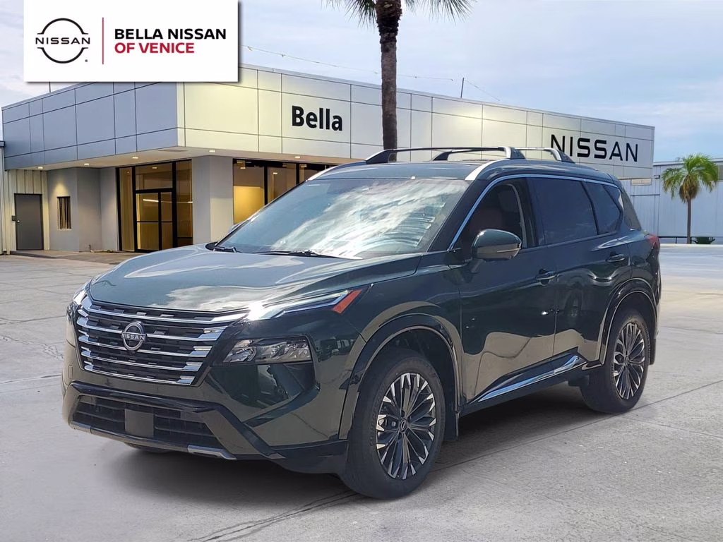 2026 Obsidian Green Nissan Rogue Platinum AWD SUV