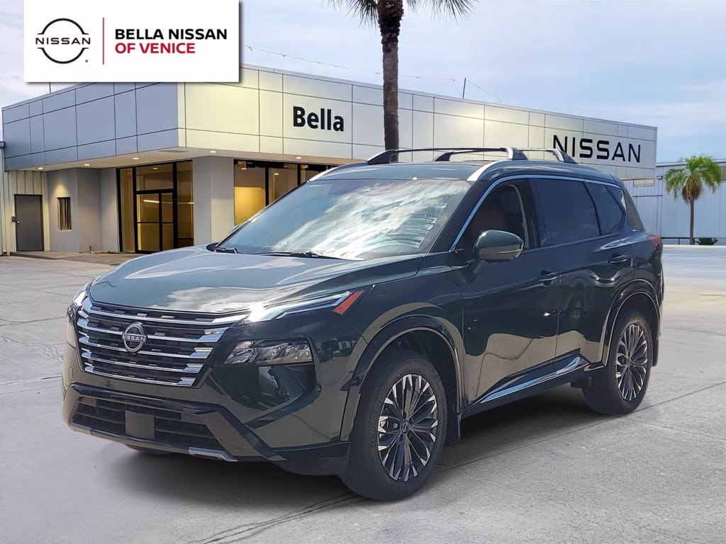 2026 Obsidian Green Nissan Rogue Platinum AWD SUV