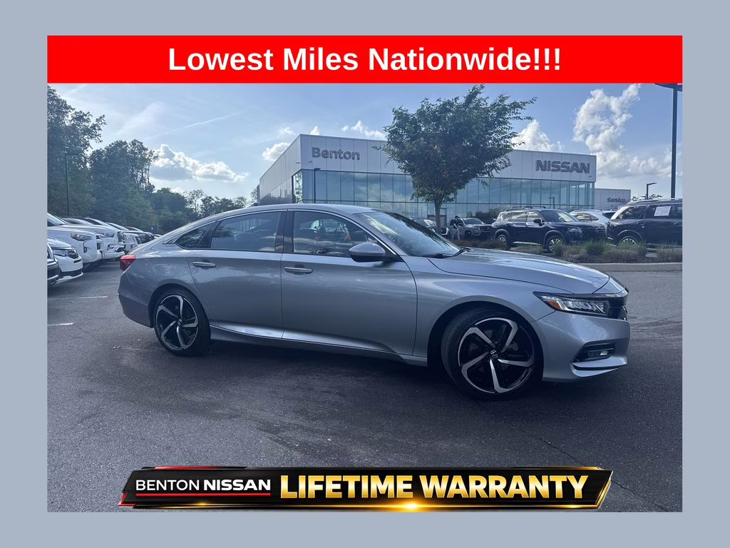 2019 Lunar Silver Metallic Honda Accord Sport FWD Sedan