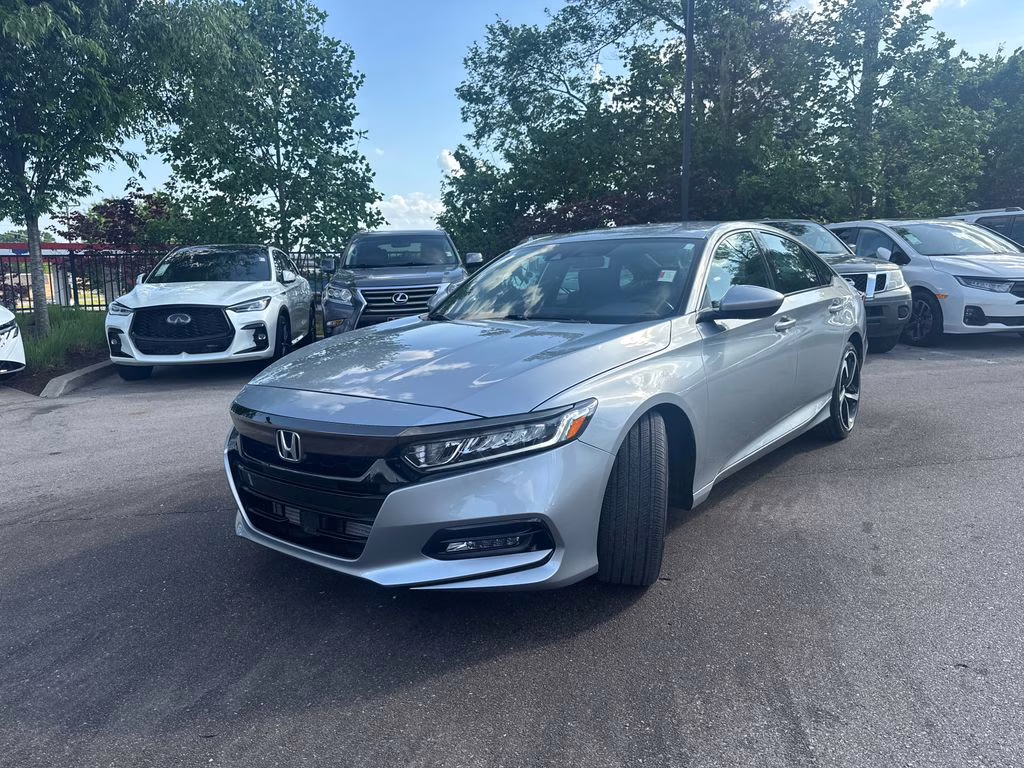 2019 Lunar Silver Metallic Honda Accord Sport FWD Sedan