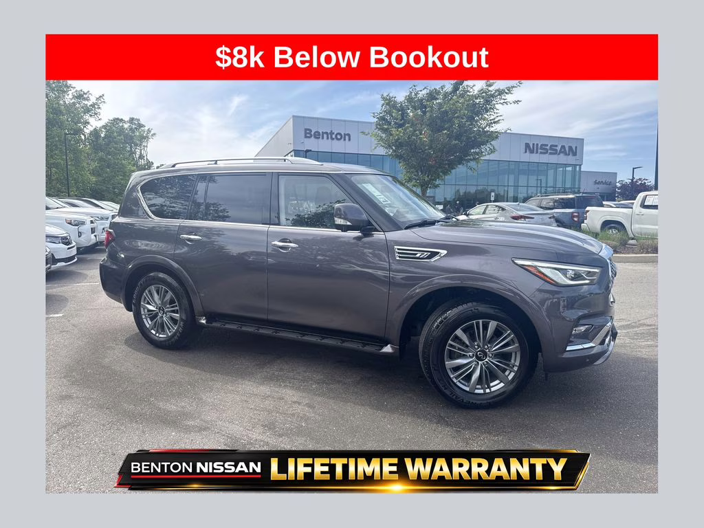 2024 Anthracite Gray INFINITI QX80 LUXE 4X4 SUV