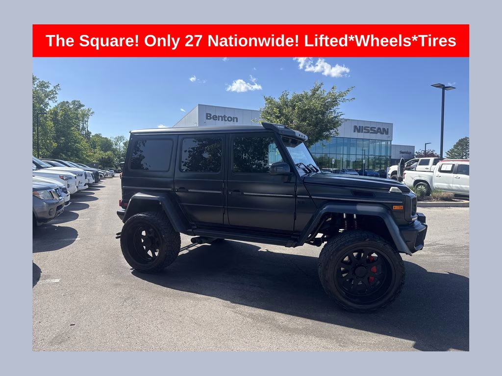 2017 designo Magno Night Black (Matte Finish) Mercedes-Benz G-Class G 550 Squared AWD SUV