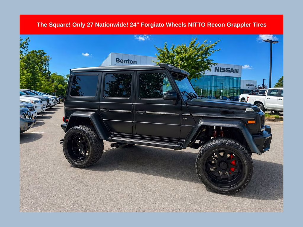 2017 designo Magno Night Black (Matte Finish) Mercedes-Benz G-Class G 550 Squared AWD SUV