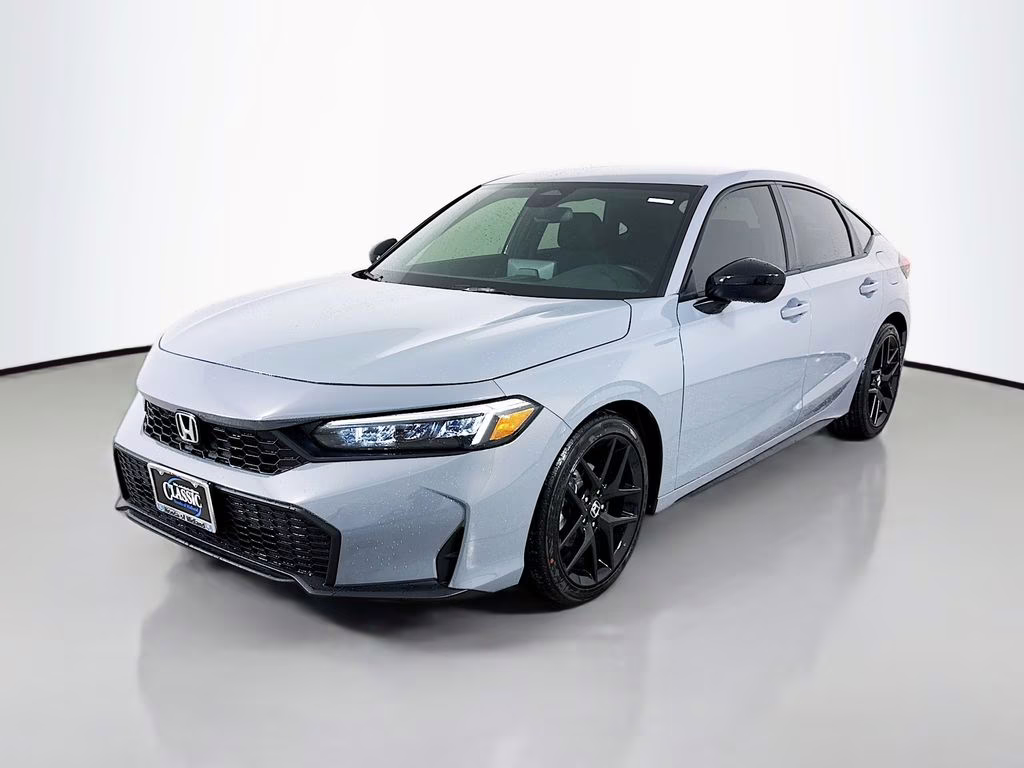 2026 Urban Gray Pearl Honda Civic Sport FWD Hatchback