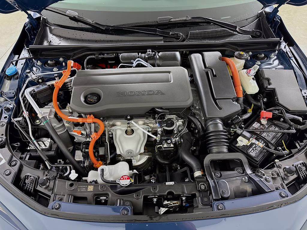 2026 Blue Lagoon Pearl Honda Civic Hybrid Sport Touring FWD Sedan