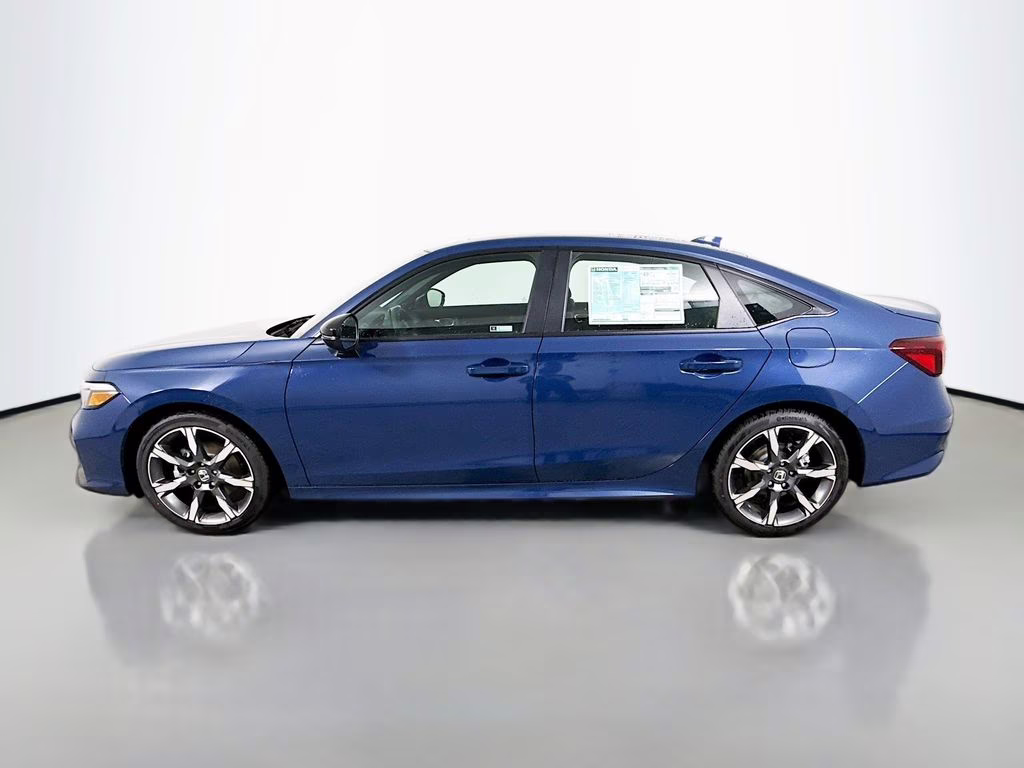 2026 Blue Lagoon Pearl Honda Civic Hybrid Sport Touring FWD Sedan