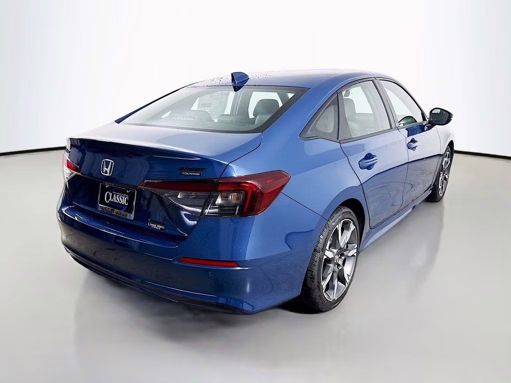 2026 Blue Lagoon Pearl Honda Civic Hybrid Sport Touring FWD Sedan