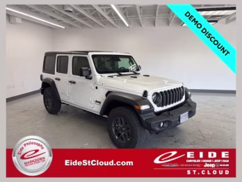 2026 Bright White Clearcoat Jeep Wrangler Sport S 4X4 SUV