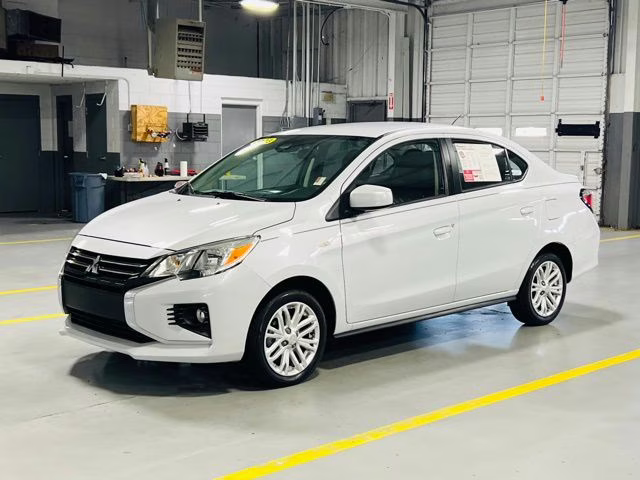 2023 White Diamond Mitsubishi Mirage G4 LE FWD Sedan