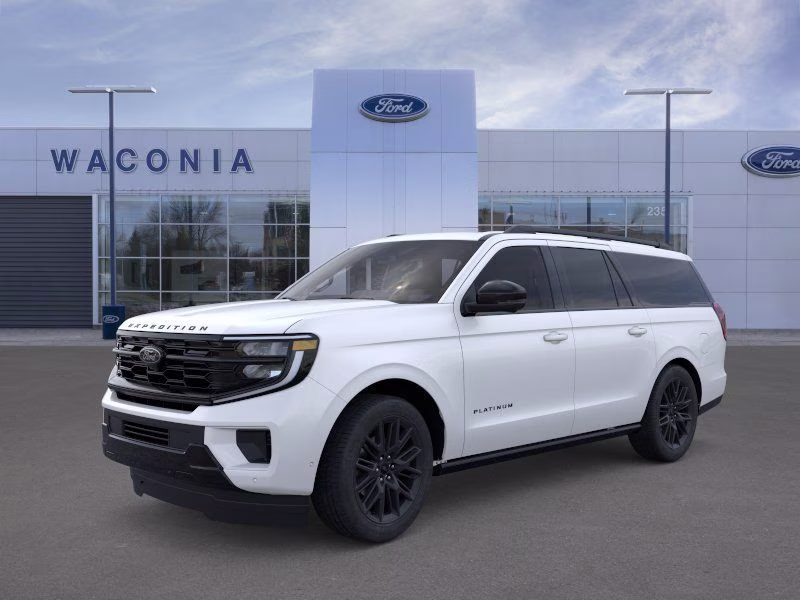 2026 Star White Metallic Tri-Coat Ford Expedition Max Platinum 4X4 SUV