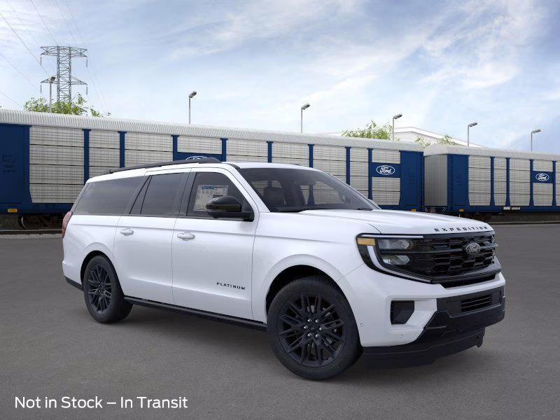 2026 Star White Metallic Tri-Coat Ford Expedition Max Platinum 4X4 SUV