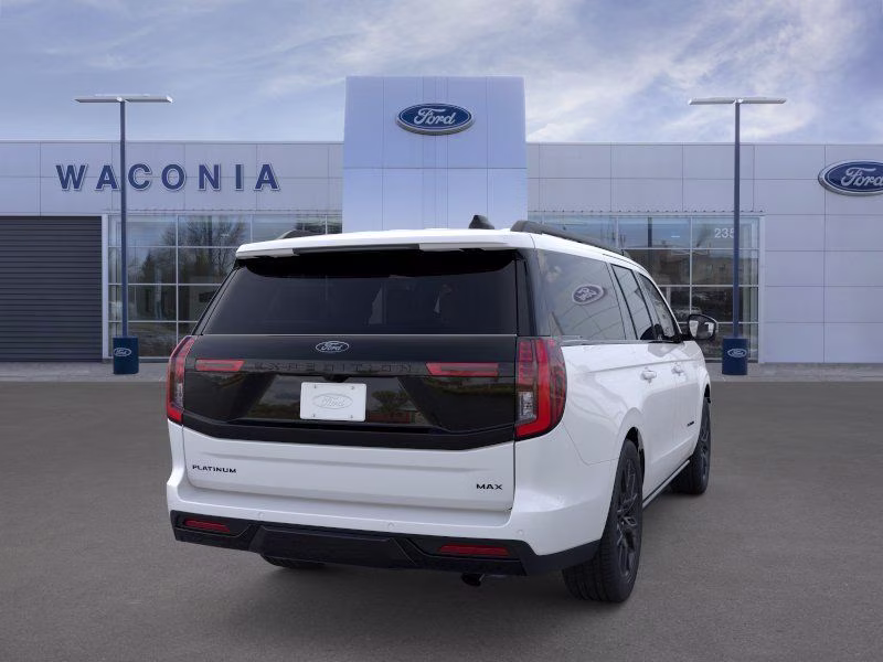 2026 Star White Metallic Tri-Coat Ford Expedition Max Platinum 4X4 SUV
