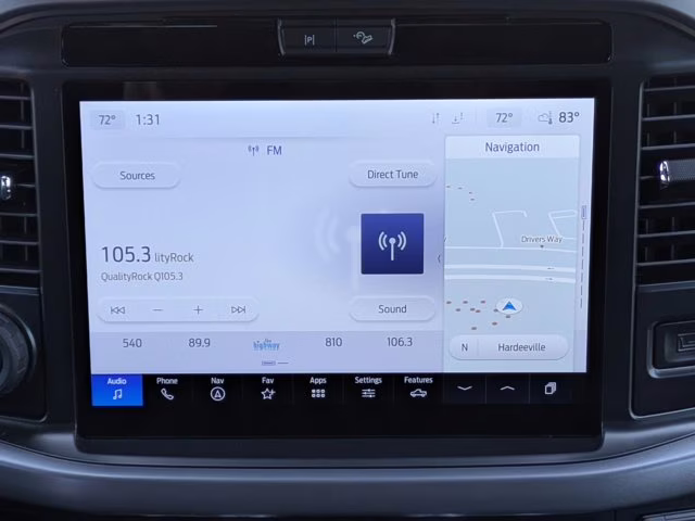 2025 White Metallic Ford F-150 XLT 4X4 Truck