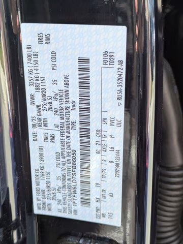 2025 Blue Metallic Ford F-150 King Ranch 4X4 Truck