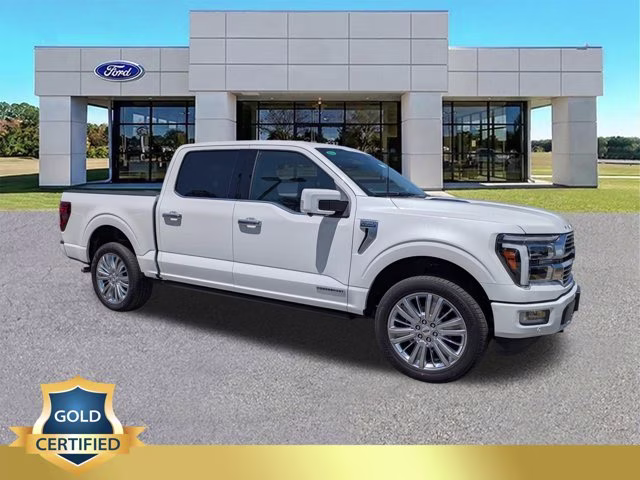 2025 White Metallic Ford F-150 Platinum 4X4 Truck