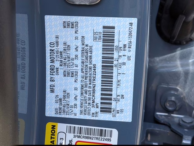 2026 Azure Ford Bronco Sport Big Bend 4X4 SUV