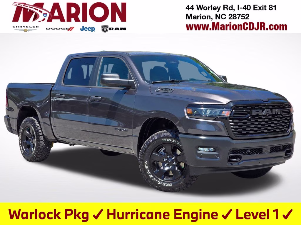 2026 Granite Crystal Metallic Clearcoat Ram 1500 Warlock 4X4 Truck