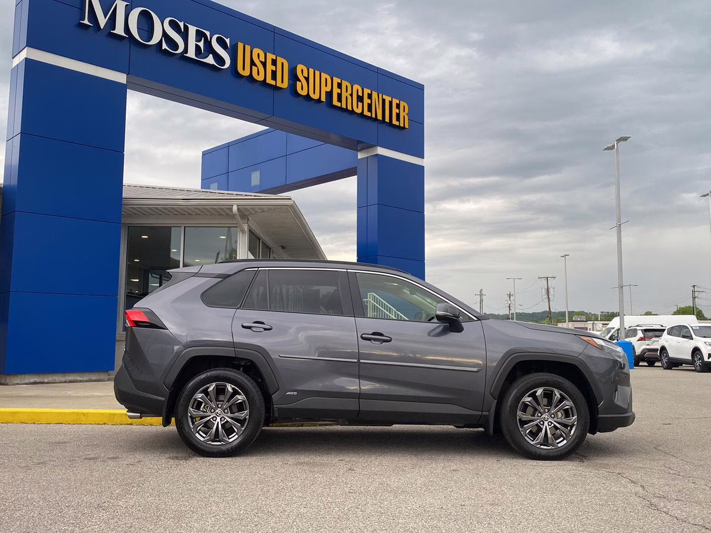 2023 Magnetic Gray Metallic Toyota RAV4 Hybrid XLE Premium AWD SUV